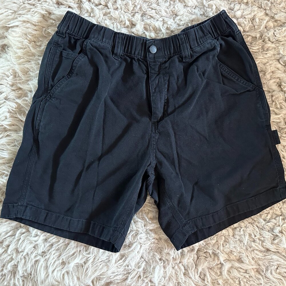 Bearbottom Canvas Shorts - Black - Size L - 7" Inseam